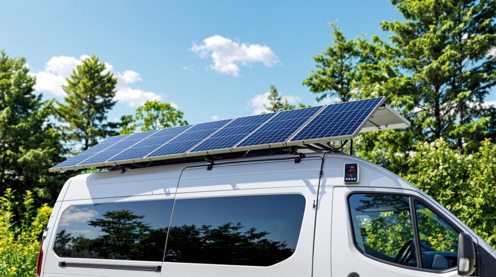 découvrez comment fonctionne un panneau solaire pour van, ses principes de base, son installation et ses avantages. transformez votre van en source d'énergie renouvelable et voyagez en toute autonomie!