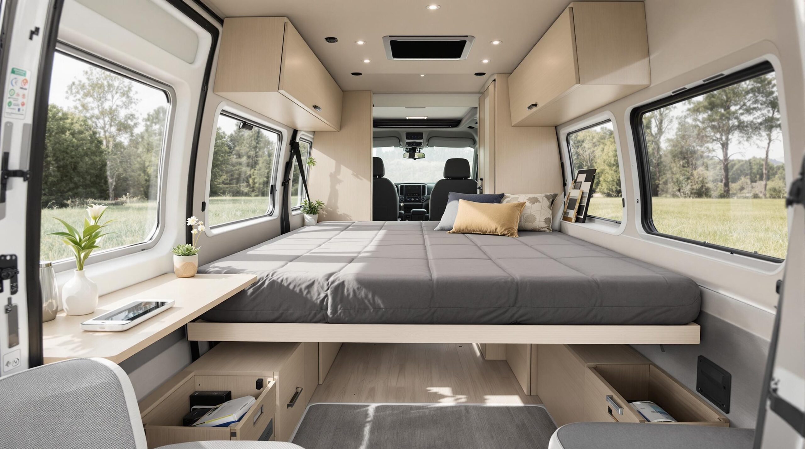 découvrez le concept du lit peigne dans un van : une solution astucieuse pour optimiser l'espace tout en offrant confort et praticité. apprenez comment cette conception innovante transforme votre expérience de voyage en van.