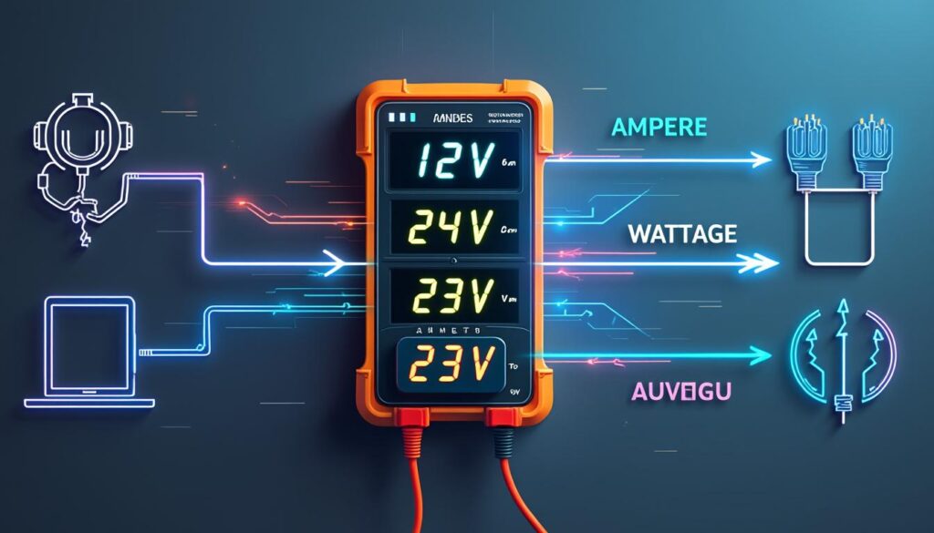 découvrez combien de watts correspondent à 1 ampère pour des tensions de 12v, 24v et 230v. utilisez notre convertisseur pratique pour des calculs rapides et précis.