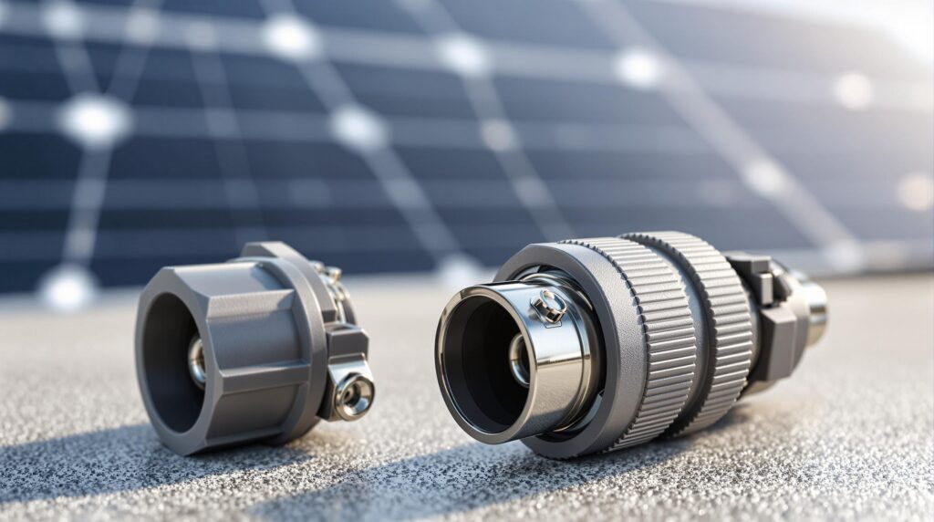 découvrez ce que sont les connecteurs mc4, essentiels pour les systèmes photovoltaïques. apprenez leur fonctionnement, leurs avantages et comment ils facilitent les connexions solaires dans vos installations. informez-vous sur leur importance pour une performance optimale de vos panneaux solaires.