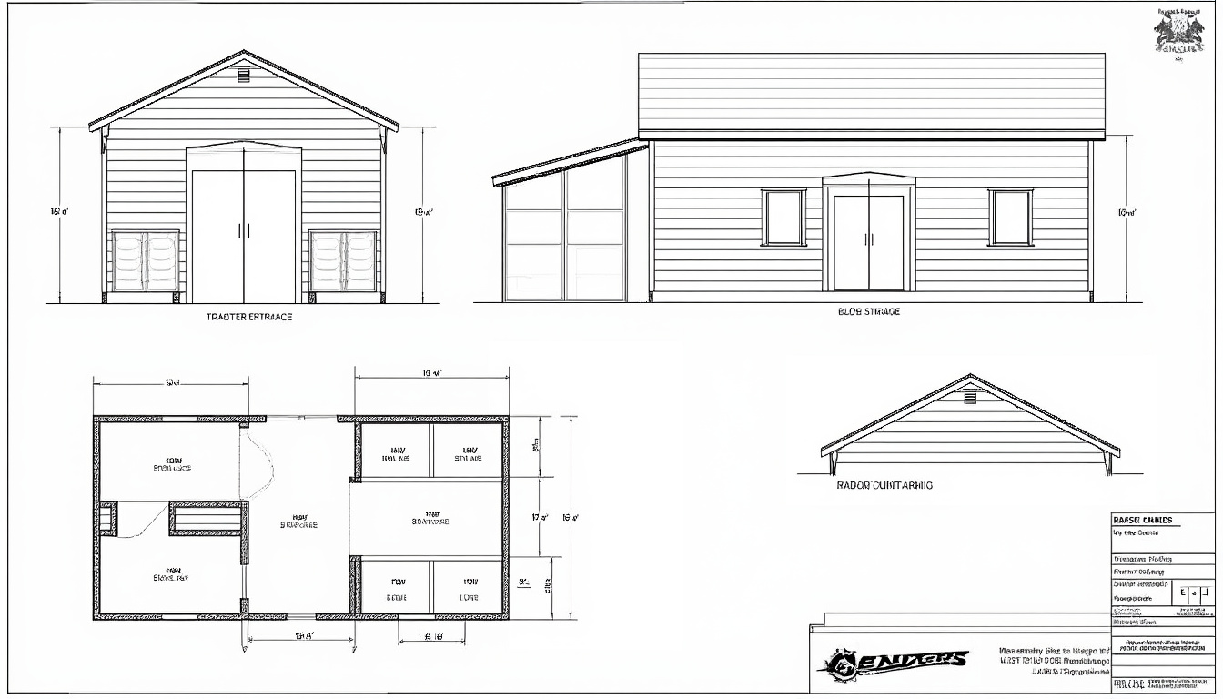téléchargez gratuitement un plan de hangar bois en pdf pour abri tracteur ou stockage foin. construction simple, conseils et dimensions inclus pour votre projet agricole.