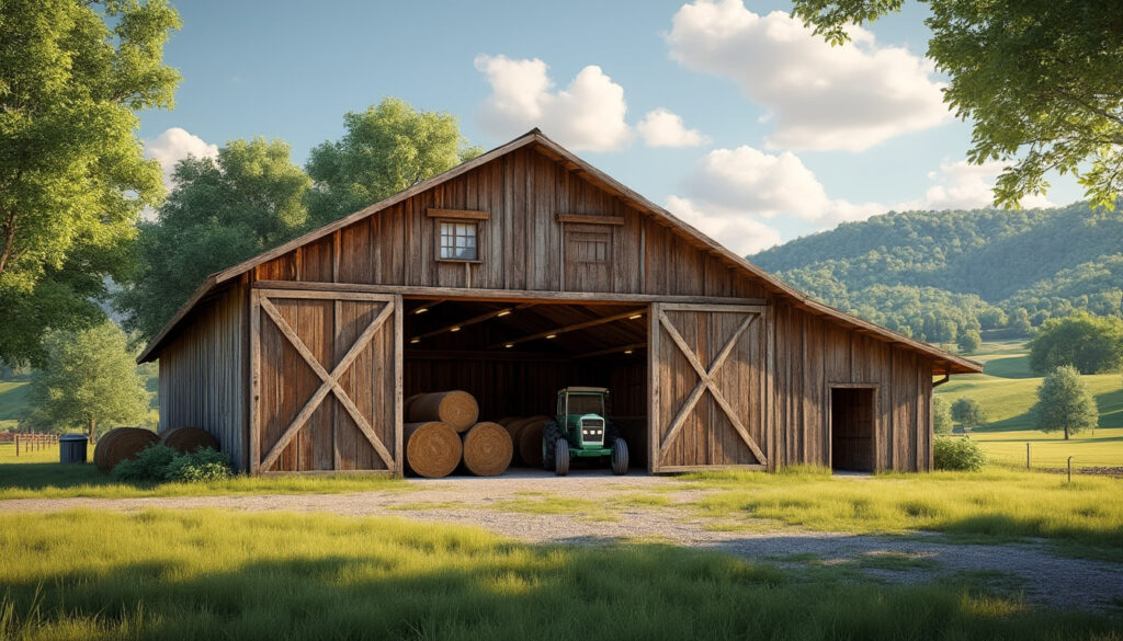 téléchargez gratuitement un plan pdf de hangar en bois, idéal pour abriter un tracteur ou stocker du foin. guide pratique, conseils de construction et solutions économiques pour réaliser votre projet facilement.